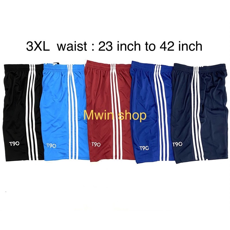 Mwin shop man jersey sport short pants ไซส์ 3XL / Seluar pendek sport jersey Bola 3XL (ผู้ใหญ่)