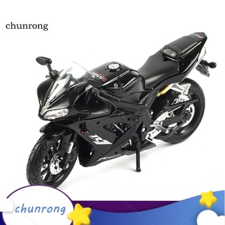 Chunrong โมเดลรถจักรยานยนต์ 1/12 สําหรับ Yamaha Diecast