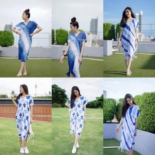 มัดย้อม ชุดมัดย้อม เดรสมัดย้อม เสื้อมัดย้อม ชุดไปทะเล