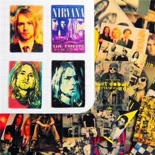 ★★★ Nirvana Q-3 Rock Band Mini Diary Manual สติ๊กเกอร์ ★★★ 45Pcs/Set Kurt Cobain DIY Fashion Scrapbooks Album Decor Decals สติ๊กเกอร์