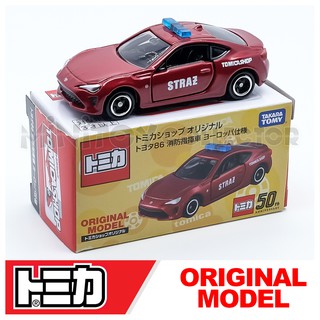 รถเหล็กTomica ของแท้ Tomica Shop Original Toyota 86 Fire Command Vehicle European Specification