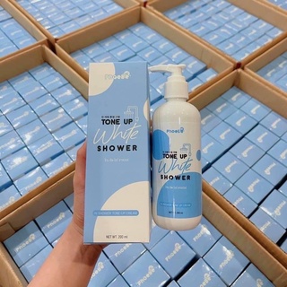 พร้อมส่ง ‼️💙ครีมอาบน้ำตัวดังในTiktok 💙ครีมอาบน้ำ Phoe be white up shower ครีมอาบน้ำตัวขาว✅