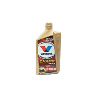 น้ำมันเครื่องมอเตอร์ไซค์ VALVOLINE CHAMP EXTRA 4T เกียร์ธรรมดา 10W30 0.8L