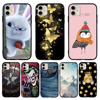 เคสโทรศัพท์ซิลิโคนลายกระต่ายผีเสื้อสำหรับ SamsungS6 S6Edge S7 Edge S8 S8+ Plus
