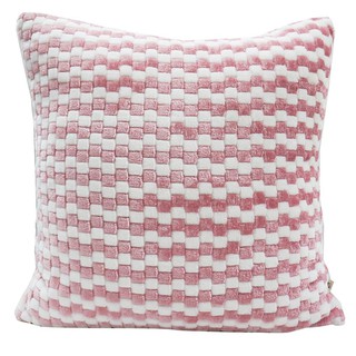 Pillow CUSHION HOME LIVING STYLE CHESS 18X18" PINK Cushion cushion Home &amp; Furniture หมอนอิง หมอนอิง HOME LIVING STYLE CH