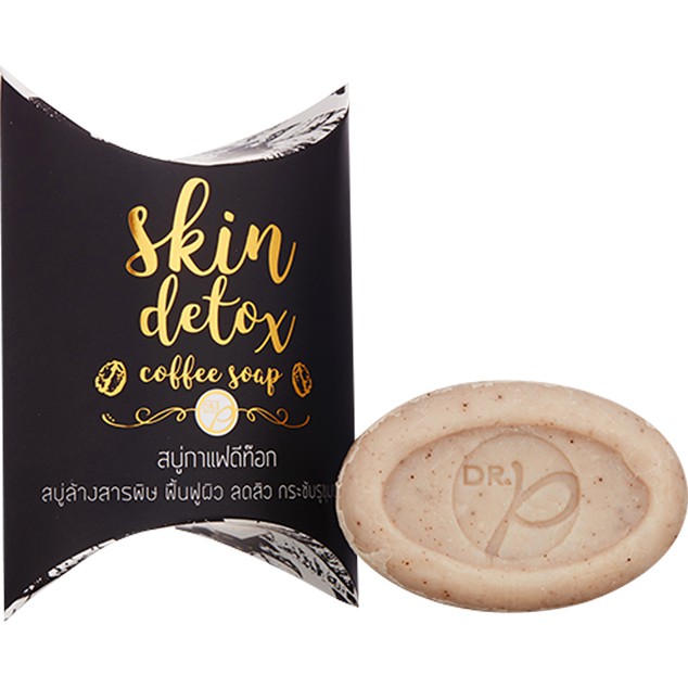 สบู่กาแฟดีท๊อก ด๊อกเตอร์พี Dr.P (65g/100g)
