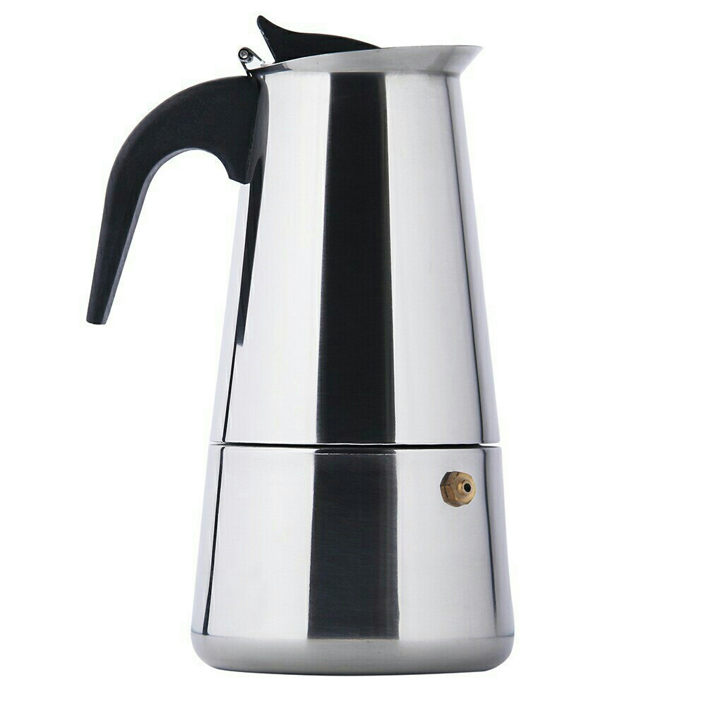 🔥สินค้าพร้อมส่ง🔥    🌟🌟🌟 เครื่องชงกาแฟ  เครื่องชงกาแฟสด  เครื่องทำกาแฟสด HD แบบหม้อเหล็ก Cup Latte Moka Stove