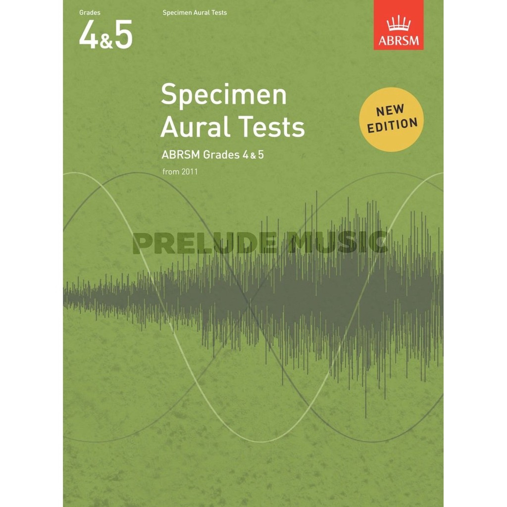 ABRSM Specimen Aural Tests - Grades 4-5 (9781848492523)