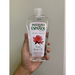 ปลอมคืนเงิน Instituto Espanol Anfora Rosa Body Oil 400ml น้ำมันดอกกุหลาบ คืนความชุ่มชื่น แลดูอ่อนเยาว์