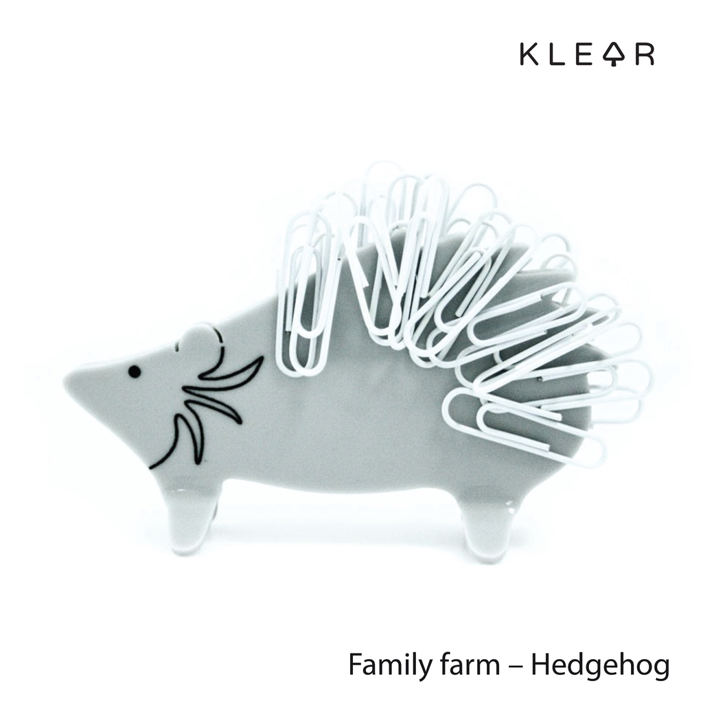 KLEAR hedgehog clip holder ที่เก็บคลิปหนีบกระดาษ รูปที่ 2