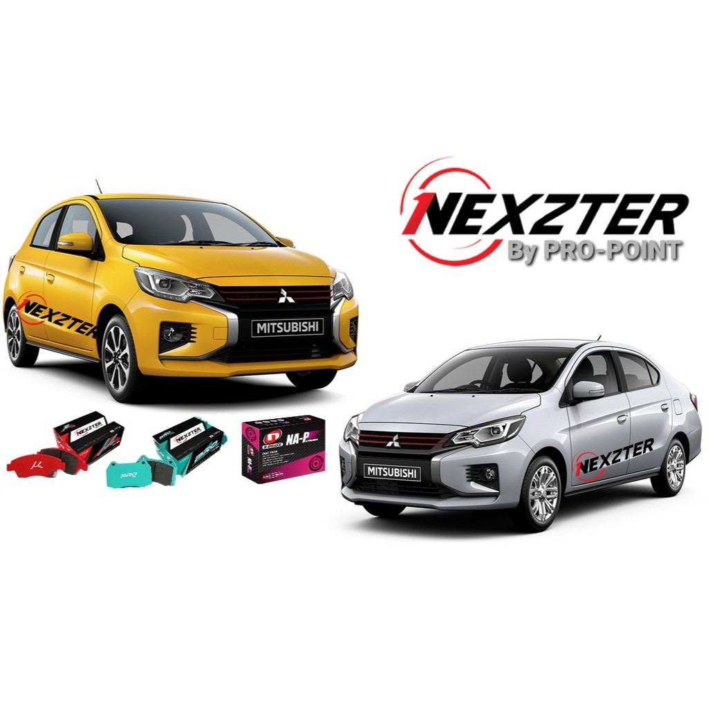 🔥 จัดส่งฟรี/ฟรีค่าติดตั้ง 🔥 NEXZTER ผ้าเบรค MIRAGE & ATTRAGE จัดส่งไวของแท้ ออกVATได้