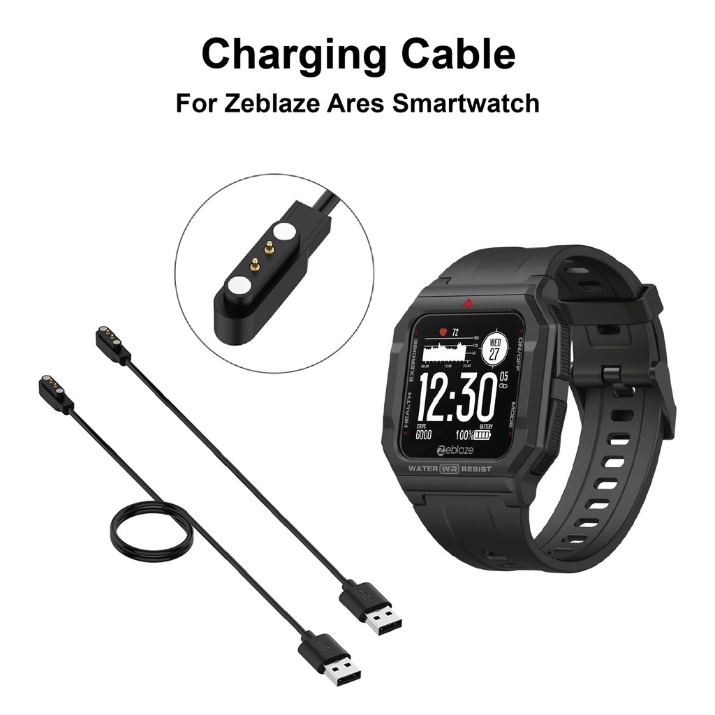 อะแดปเตอร์แม่เหล็ก สายชาร์จ USB ชาร์จเร็ว สําหรับ Zeblaze Ares ชาร์จนาฬิกาข้อมือ Smart Watch อุปกรณ์เสริม