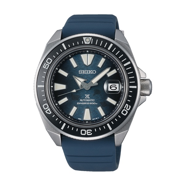 SEIKO PROSPEX SAVE THE OCEAN SPECIAL EDITION นาฬิกาข้อมือผู้ชาย สายซิลิโคน รุ่น SRPF79,SRPF79K,SRPF79K1 -  สีน้ำเงิน