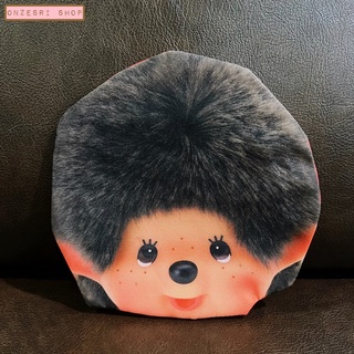 กระเป๋าใส่บัตร/ใส่เหรียญ Monchhichi Pouch ลายหน้าผู้ชาย ขนาด 15 x 15 ซม.