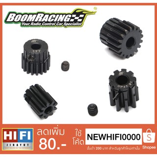 Boom Racing  Steel Pinion Gear 32P 48P M0.6 3.175mm 9T-20T เหล็กชุดแข็งคุณภาพสูง มีความแม่นยำ   สินค้าจัดส่งจากไทย