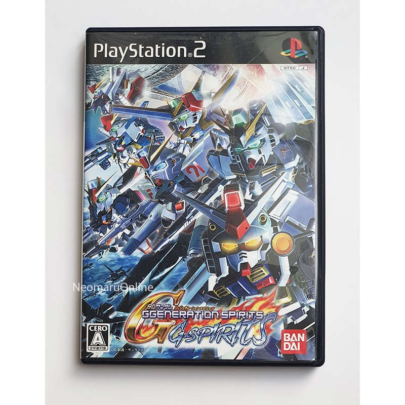 Jeu PS2 SD GUNDAM G GENERATION SPIRITS - Version NTSC-JPN Occasion - Bon état Complet