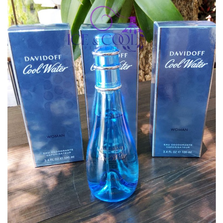 Davidoff Cool Water EDT for Women 100 ML. แท้100%