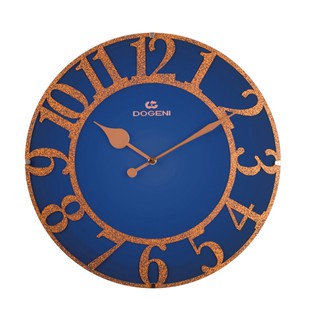 DOGENI นาฬิกาแขวนไม้ สีน้ำตาลเข้ม รุ่น WNW022BU