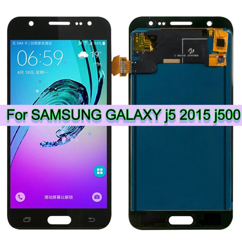 ฟรีเครื่องมืออะไหล่หน้าจอสัมผัส Lcd หน้าจอสัมผัสสําหรับ Samsung Galaxy J5 J500 2015 Htcssllth 8175