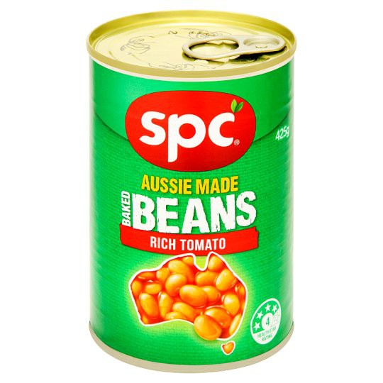 🔥สินค้าขายดี!! เอสพีซี ถั่วขาวในซอสมะเขือเทศ 425กรัม SPC White kidney beans in tomato sauce 425 grams
