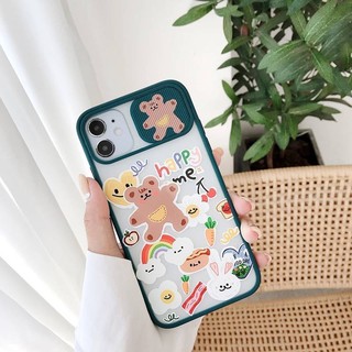 พร้อมส่ง Case iPhone เคส ไอโฟน ลายการ์ตูน ฮิต น่ารัก กันกระแทก เคสปิดกล้อง iPhone 7+6+ iPhone 11pro iPhone 12 iPhone 11