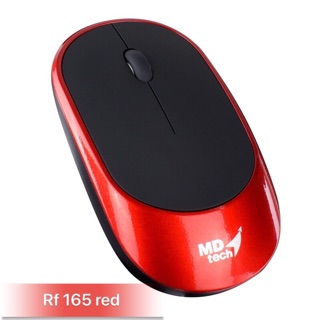 Wireless Optical Mouse USB MD-TECH (RF-165) Black ไม่มีเสียง