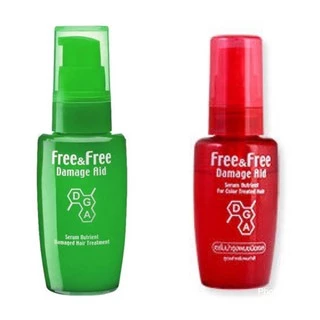 FREE&FREE เซรั่มบำรุงผม ฟรีแอนด์ฟรี ชนิดเจล ผมเสีย จาก ยืด ดัด ไดร์ หรือ ผมทำสีผม