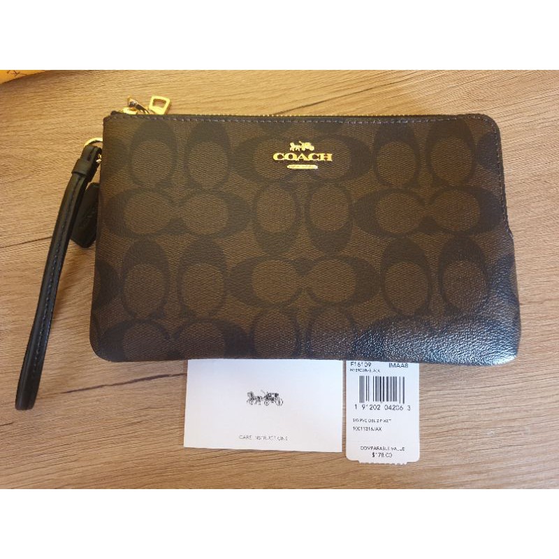 Coach 2ซิป L แท้100%