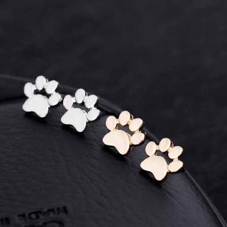 2020 New Hot Fashion Cute Paw Print Earrings for Women Cat and Dog Paw Stud Earrings