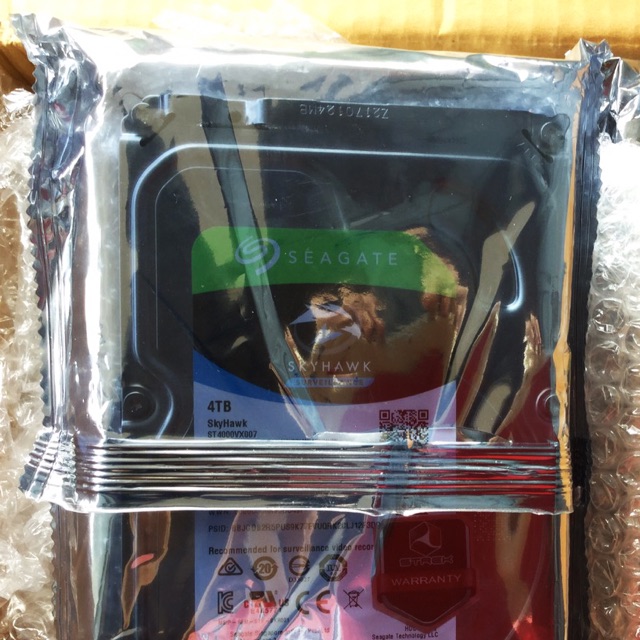 4 TB. SATA-III Seagate SkyHawk ( 64MB, Strek Thai )