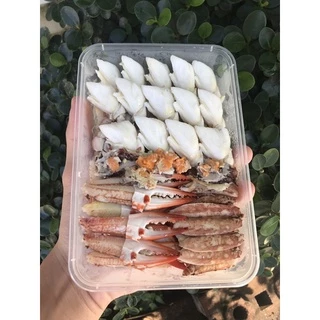 (วันที่ได้รับสินค้าแจ้งในแชท) ปูม้าแกะ🦀 แถมฟรีน้ำจิ้มซีฟู้ด เนื้อเน้นๆ แกะให้พร้อมทาน ครบทุกส่วนของปู