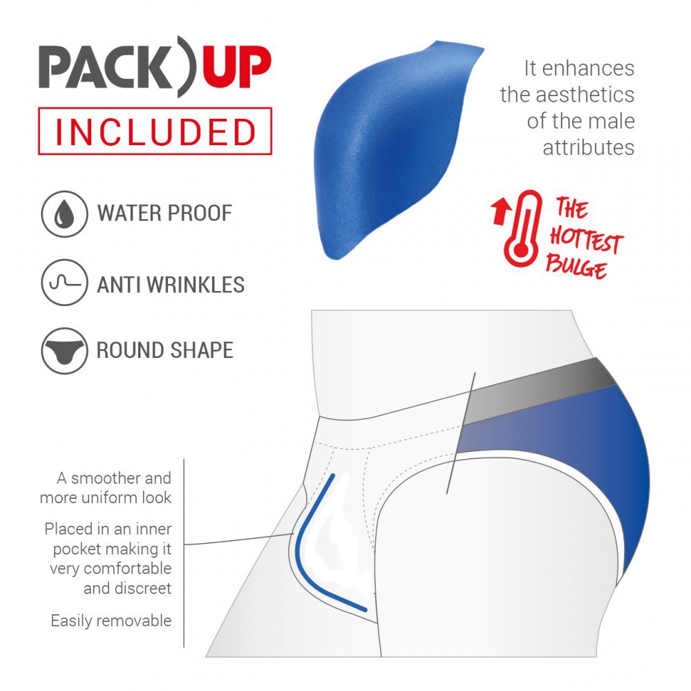 Queshark กางเกงว่ายน้ำ บิกินี่ ขาสั้น สีพื้น พร้อมคัพ HH465 - รูปที่ 4