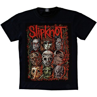 เสื้อวง Slipknot Scary Masks T-Shirt