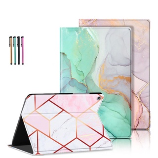 เคสแท็บเล็ตหนัง แบบแม่เหล็ก ลายหินอ่อน สําหรับ ipad Air 4 10.9 นิ้ว ipad Pro11 2021 2020 2018 Air3