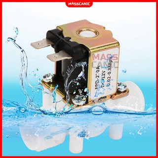 12V โวลต์ G1/2นิ้ว (4หุน) โซลินอยด์วาล์วน้ำสำหรับจ่ายน้ำ Solenoid