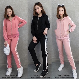 ชุดเซ็ท ชุดกันหนาว ชุดวอร์ม รุ่นBasic Set มีหลายสี พร้อมส่ง