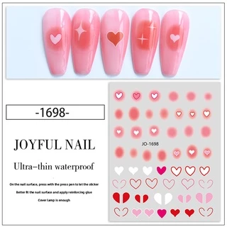 สติกเกอร์ พิมพ์ลายดอกไม้ 3D สำหรับตกแต่งเล็บ