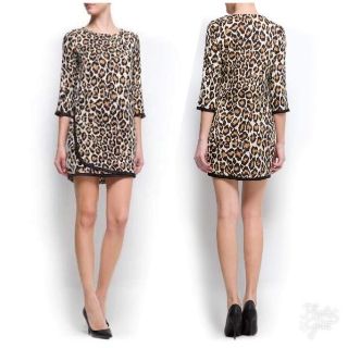 MNG : Leopard Printed Dress