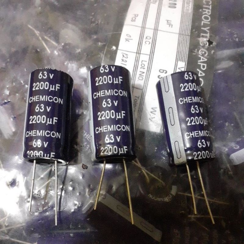 Elco Elco Elco 2200uf 63v original chemicon