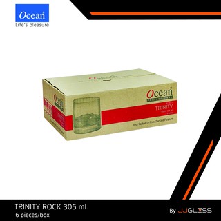 JJGLASS - (Ocean) B19811 Trinity Rock [1 กล่อง บรรจุ 6 ใบ] - แก้วเหล้า ใส่เครื่องดื่มได้หลากหลายประเภท เหมาะสำหรับสายปาร์ตี้