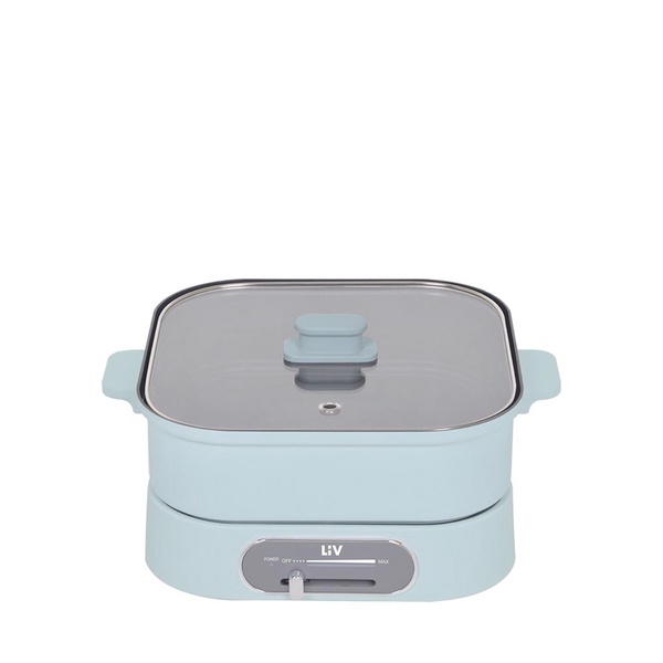 CUIZIMATE กระทะและหม้อสุกี้อเนกประสงค์ รุ่น SEP110 ความจุ 4.5 ลิตร สีฟ้า