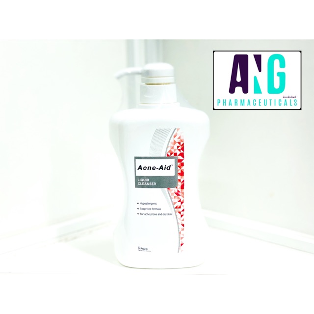 Acne-Aid Liquid Cleanser 500 ml (แดง)