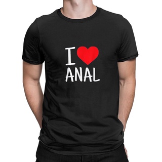 เสื้อยืดโอเวอร์ไซส์เสื้อยืดแขนสั้น พิมพ์ลาย I Love Anal แฟชั่นฤดูร้อน สําหรับผู้ชาย และผู้หญิงS-4XL