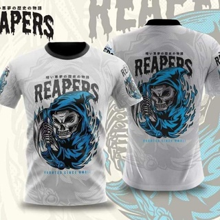 เสืัอ The ReaperS เสื้อยืดคอกลมวินเทจลายไทย