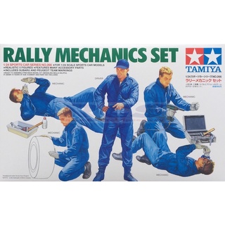 🏆 TAMIYA 24266 ชุดประกอบจำลองมาตราส่วน 1:24 RALLY MECHANICS SET โมเดลประกอบ ต้องไปสร้างและทำสีเอง