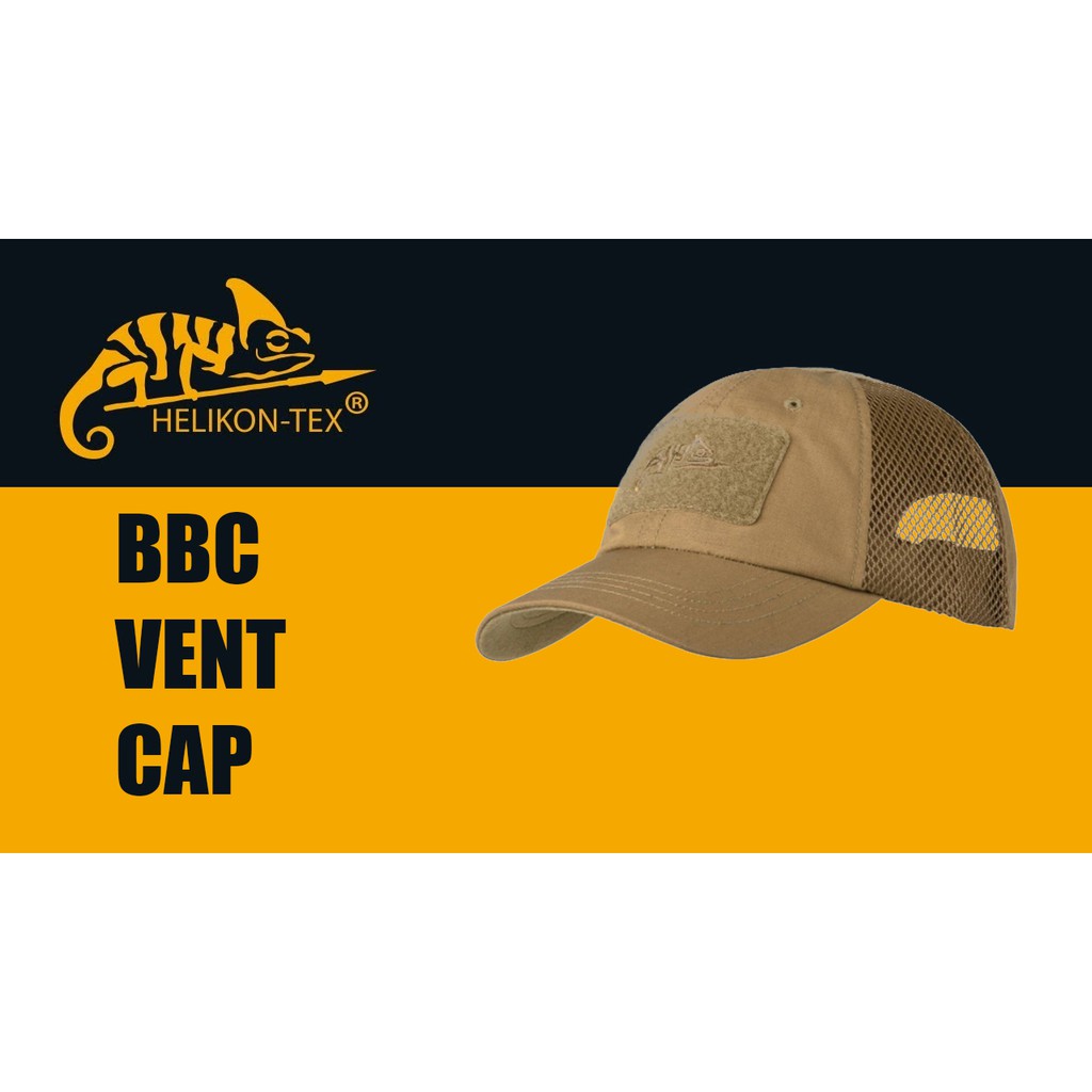 หมวกแก๊ป ตาข่ายครึ่งใบ BBC VENT CAP - POLYCOTTON RIPSTOP