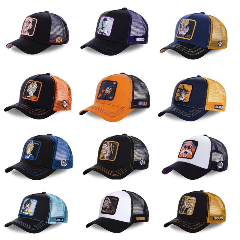 Cartoon Baseball Cap Hip Hop Printed Casual Trucker - Temu New Zealand