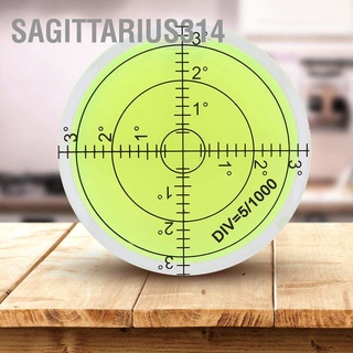 Sagittarius314 เครื่องมือวัดระดับฟองอากาศ ทรงกลม เส้นผ่านศูนย์กลาง 60 มม. พร้อมสเกล สําหรับแพลตฟอร์มกล้อง