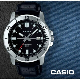 นาฬิกาข้อมือผู้ชายสายหนัง Casio รุ่น MTP-VD01L-1EV - มั่นใจ ของแท้ 100% รับประกัน