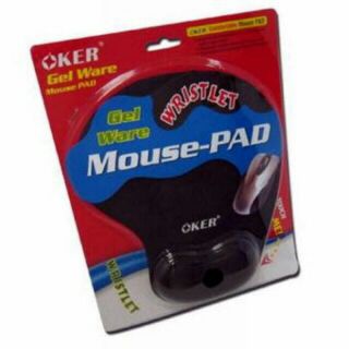 Oker Mouse pad แผ่นรองเมาส์แบบมีที่รองข้อมือ